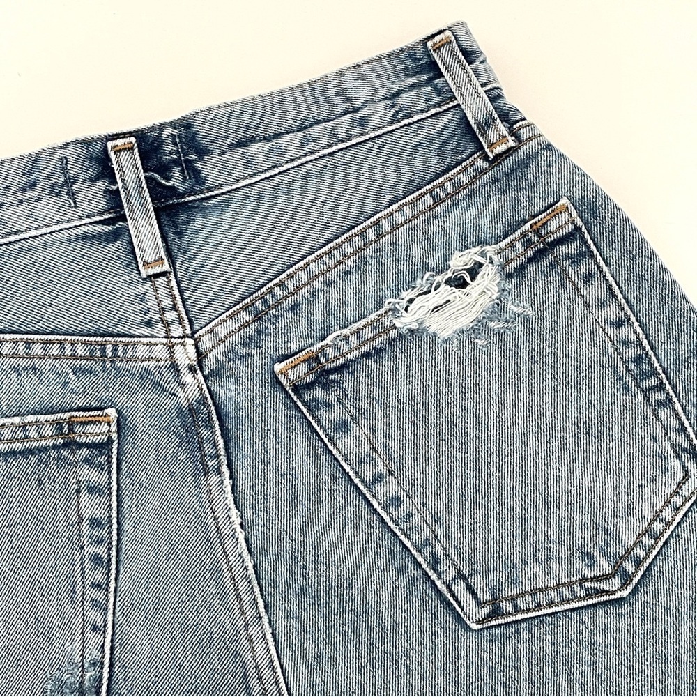 Agolde Riley High Rise Shorts - Picture 9 of 10